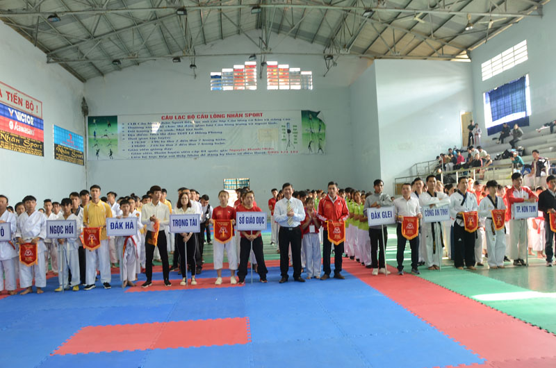 Giải Taekwondo và Karatedo trong khuôn khổ Đại hội Thể dục thể thao lần thứ VI năm 2018 tỉnh Kon Tum